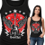TANK TOP DAMSKI HORROR  ROCKABILLY ROCK N ROLL